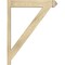 Ekena Millwork Traditional Arts & Crafts Rough Sawn Outlooker, Douglas Fir, 6"W x 30"D x 38"H OUT06X30X38TRA03RDF - alternate 2